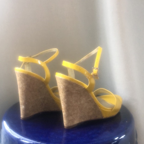 Wedge platform cork summer spring wedding shower buckle sandal Easter Passover - Picture 5 of 11